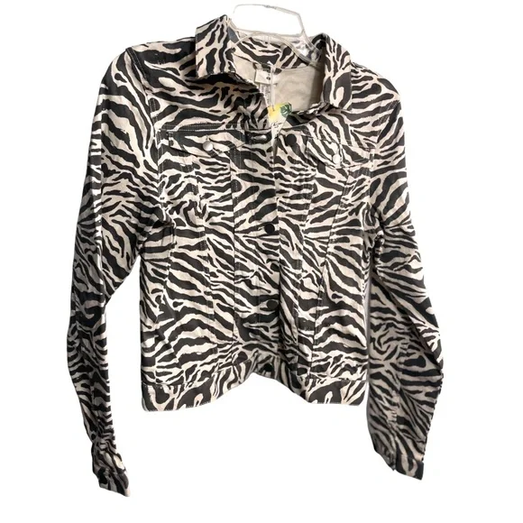 K. Kijak x H&M Zebra Print Cropped Jacket