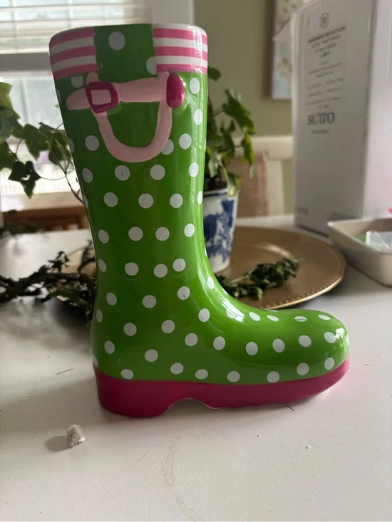 Rain Boot Vase