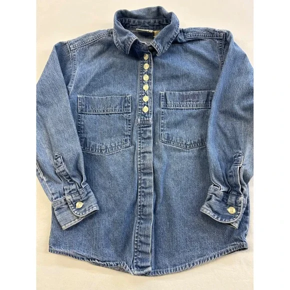 Vintage girls Arizona jean company Jean jacket size youth 7/8