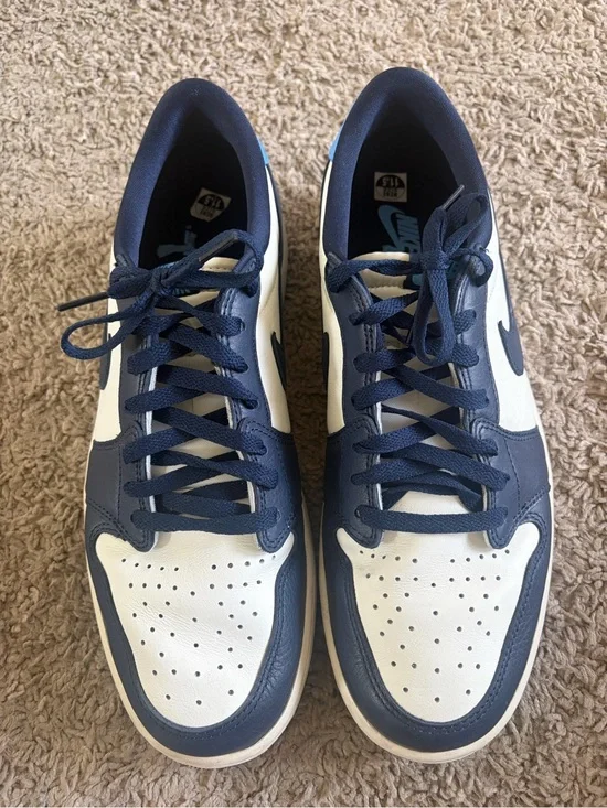 Men’s Shoe Size 11.5 Air Jordan 1 Retro OG Low Obsidian Pre Owned As Is