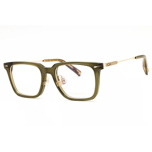NWT Chopard VCH346-09HF Olive Green Rectangle 52mm Eyeglasses