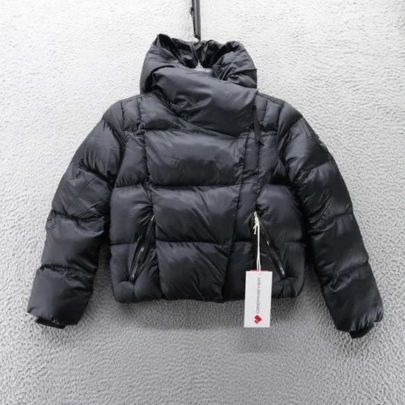 Obermeyer Kids Teen Black Isla Jacket Puffer Hooded Coat Size‎ Small 8 NWT
