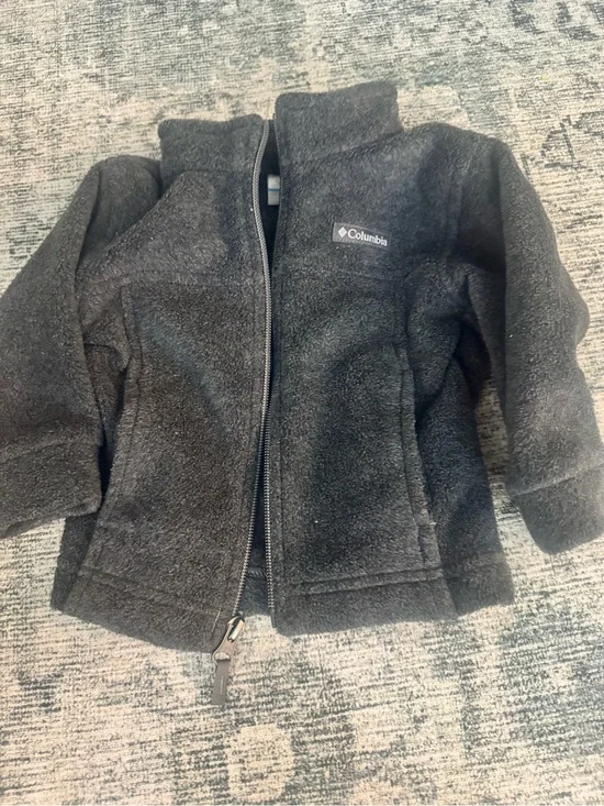 Columbia Kids Black Fleece Full-Zip Jacket