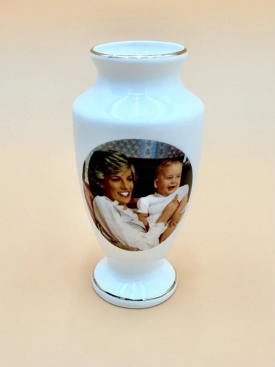 Finsbury Fine Bone China Prince William 1st Birthday Commemorative Vase