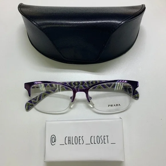 🕶️Prada VPR60P Women's Eyeglasses with Case /EUB228🕶️​