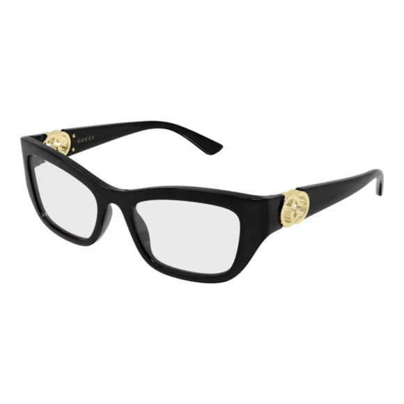 NWT Gucci GG2125o Black 52mm Eyeglasses