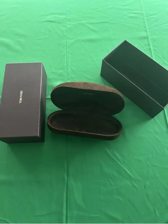 Tom Ford Sunglasses Eyeglasses Case with Box Authentic Case Only