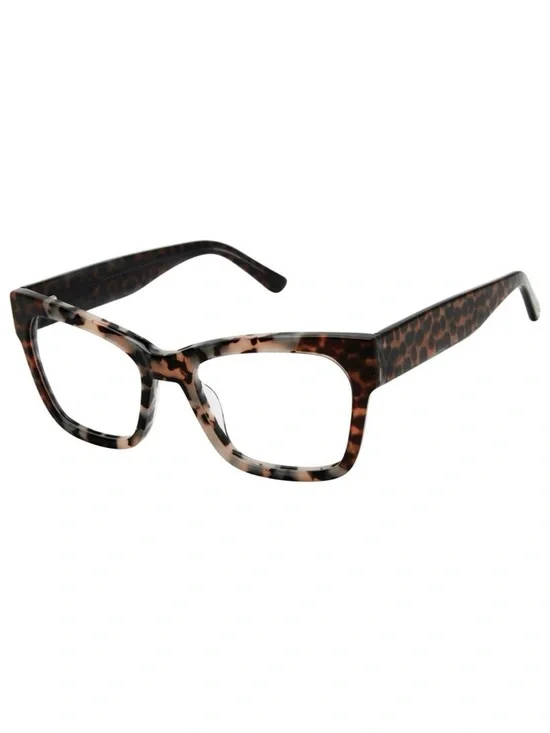 L.A.M.B. Eyeglasses Frames Ivory Tortoise As Is‎ Glasses Prescription Left In