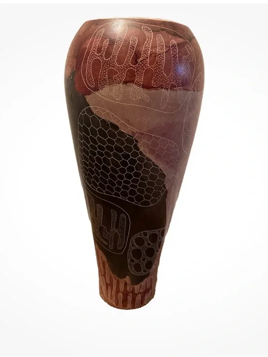 Kenya Stone Age 12” Floor Vase
