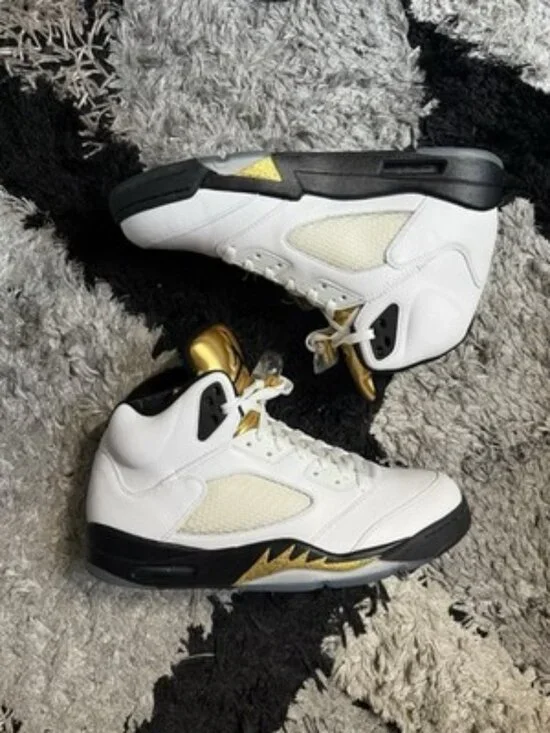Air Jordan 5 Retro Olympic Gold Coin 2016 Sz 13