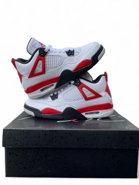 Jordan 4 “Red Cement” Mens 6.5 Us/Womens 8 US