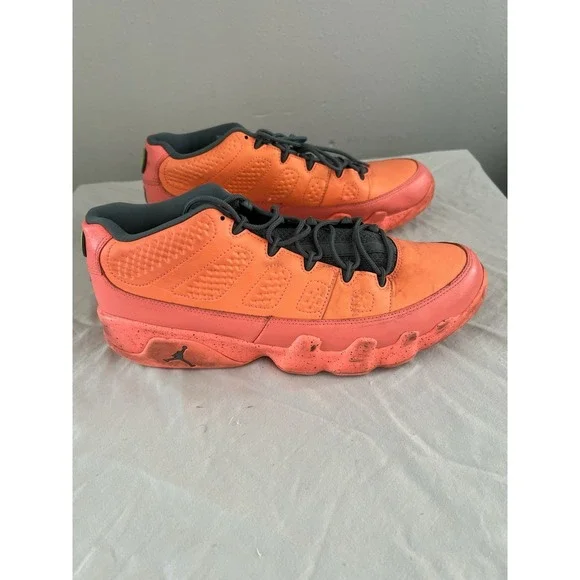 Air Jordan 9 Retro Low Bright Mango 2016 Men's Size 12