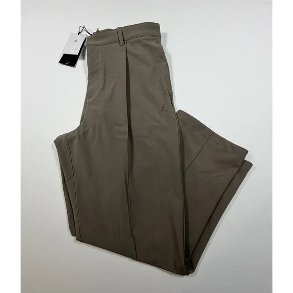 Jordan Sport Golf Pants Loose Fit Full Length Olive Gray HV4769-040 Mens Size 32