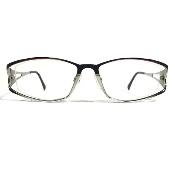 Cazal Eyeglasses Frames MOD.433 COL.152 Black Red Semi Rim Polygon 52-16-130
