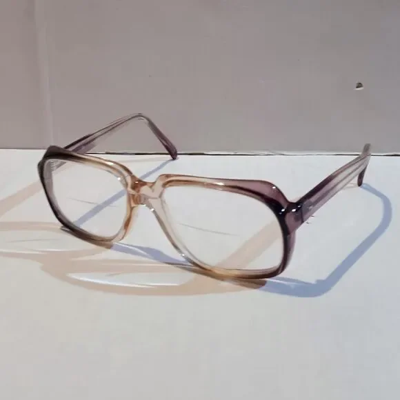 Vintage Oversized Soft Square Eyeglass Frames-Bronco-Grey Gradient-Acetate