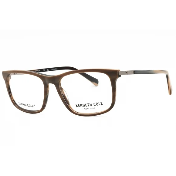NWT Kenneth Cole New York KC0359 Light Brown Rectangle 56mm Eyeglasses