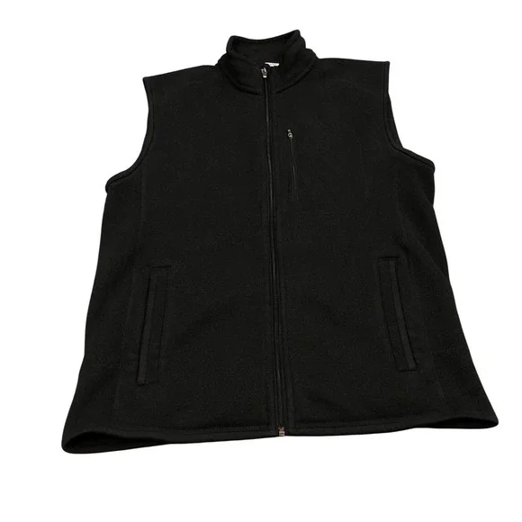 Patagonia Better Sweater Vest Mens Large Black Full Zip Fleece 25880 SP14