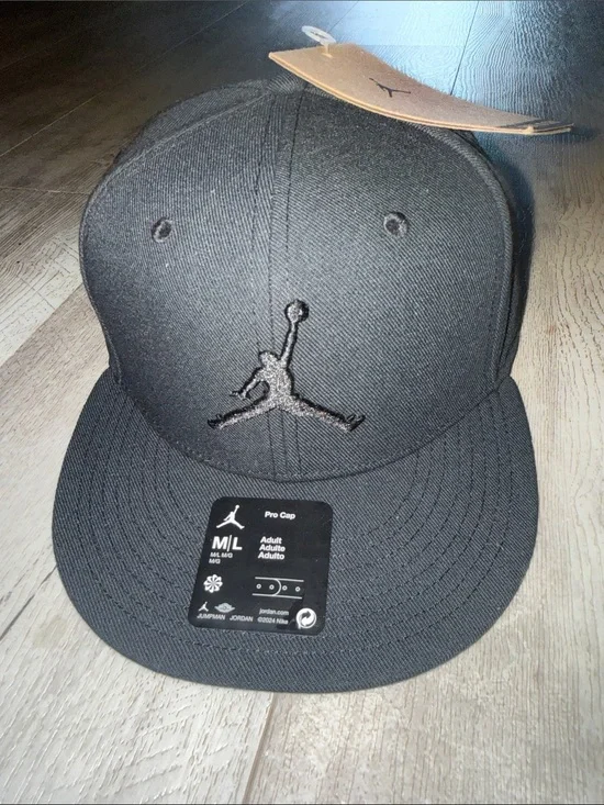 Jordan Black Jumpman Pro Cap Snapback