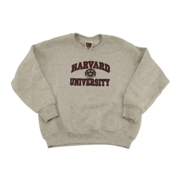 Harvard University Gray Crewneck Sweatshirt Youth 14/16