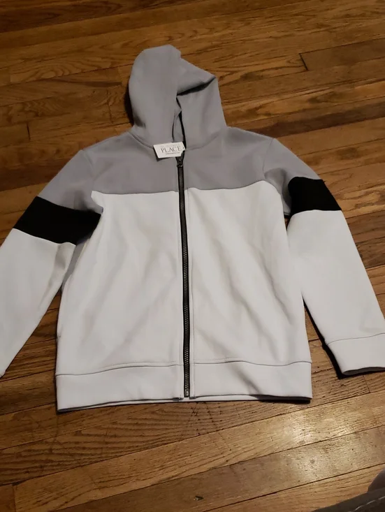 NWT Youth Zip Up Hooded Fleece size 10/12