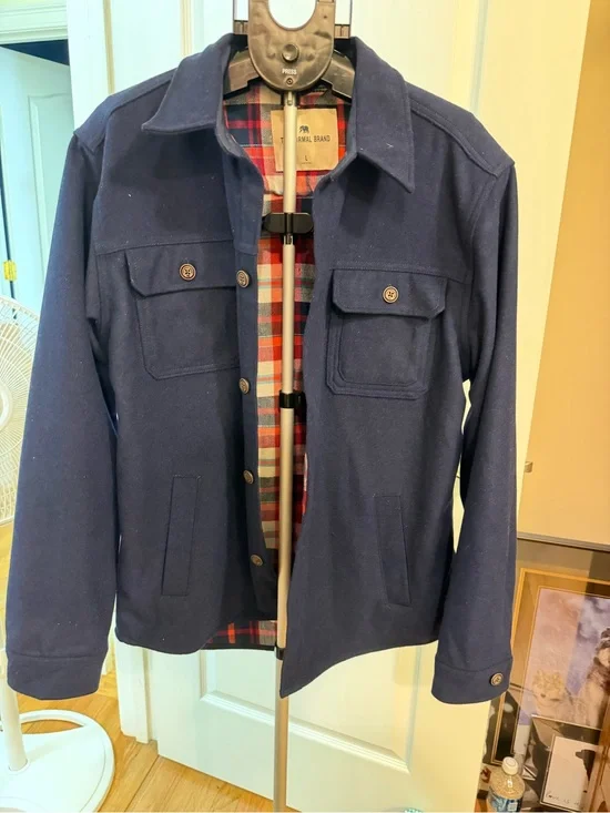 The Normal Brand  Workwear Jacket Navy