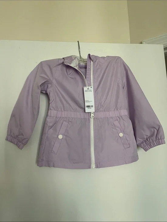 Carter's Lilac Hooded Kids Raincoat