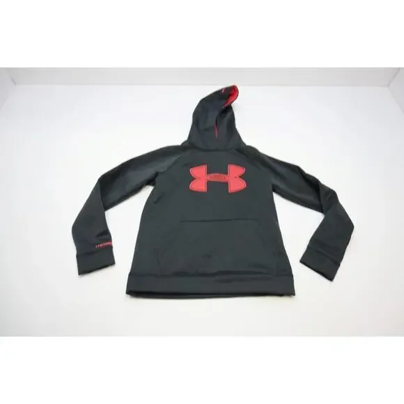 Under Armour Storm1 Hoodie Loose Black Pullover Athletic Sweater‎ Boys Sz Medium