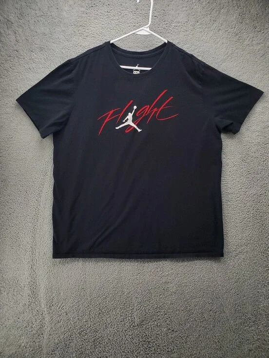 Nike Jordan Flight T Shirt Mens XXL Jumpman Black