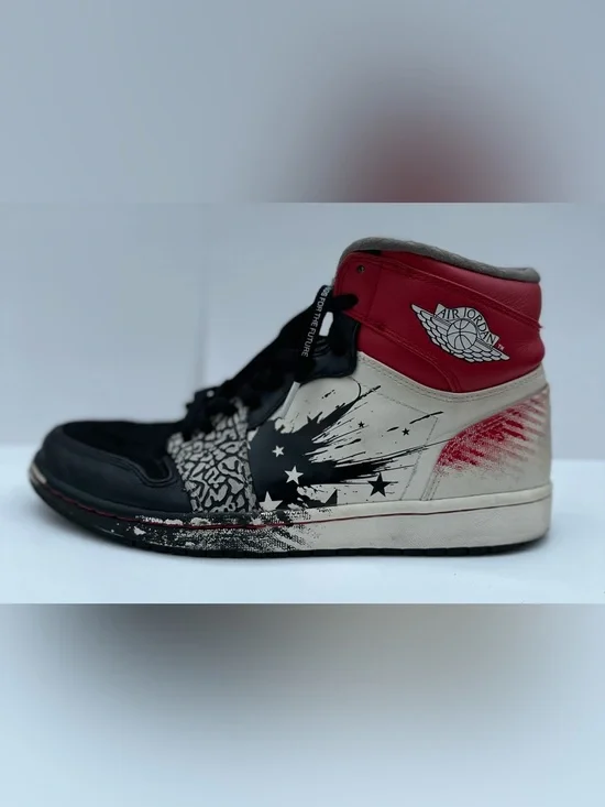 Nike Air Jordan 1 Retro High Dave White Wings For The Future Size 10 Rare 2012