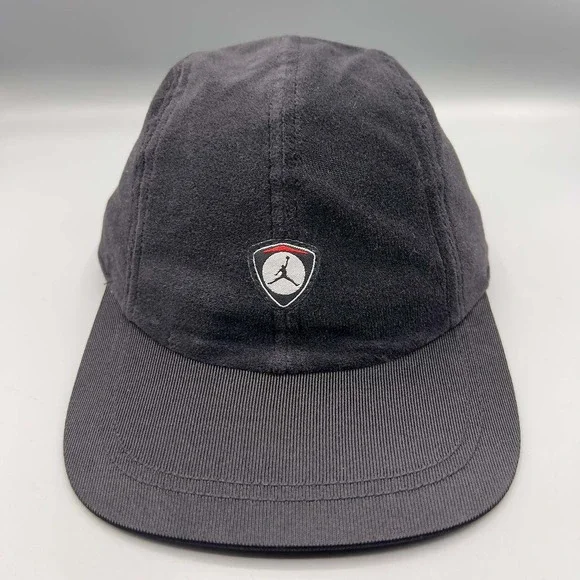Air Jordan 5 Panel Hat Men‎ Black Last Shot Jumpman Strap Back Cap