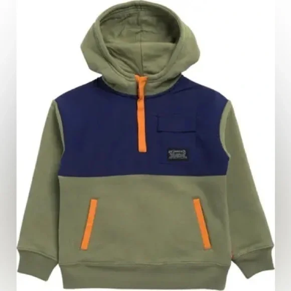 Levis' Utility Colorblock Quarter Zip Pullover