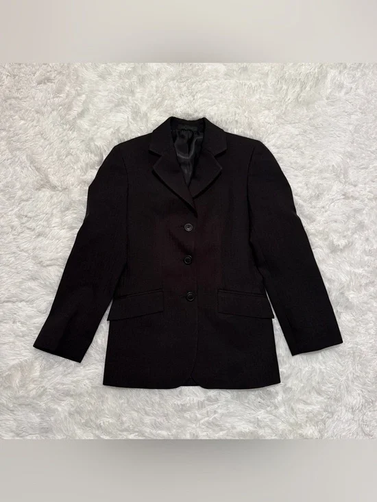 Child’s Size 10L Black RJ Classics Horseback Riding Show Coat. Good Condition.