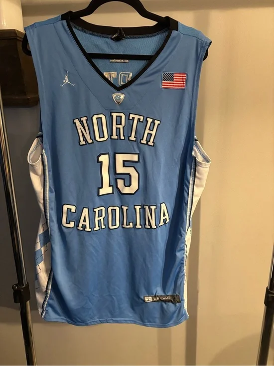 Jordan Brand  UNC Tar Heels Vince Carter #15 Basketball Jersey size XL