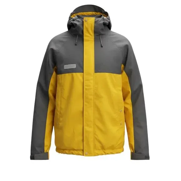 Columbia Vintage-Style Colorblock Windbreaker Jacket Mens Large Outdoor Hiking