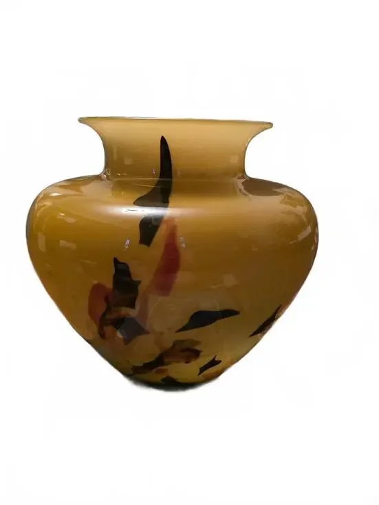 Vintage Studio Art Glass Vase  Large 12
