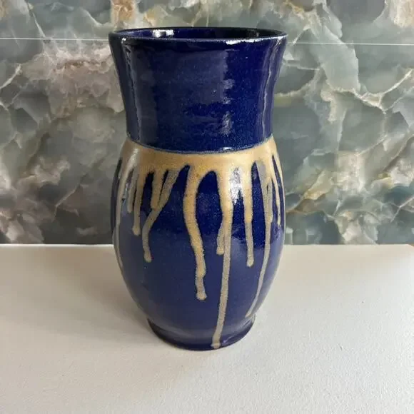 Studio Art Pottery Stoneware Vase 10