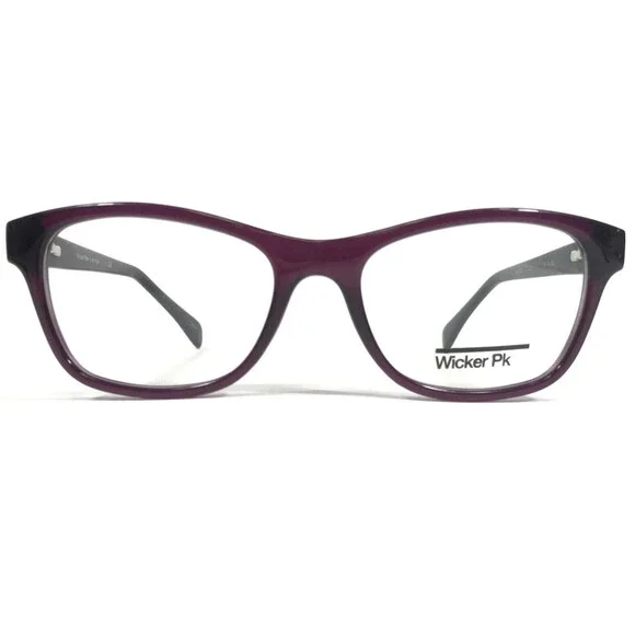Wicker Park Eyeglasses Frames WK-106 C3 Purple Cat Eye Full Rim 51-17-135