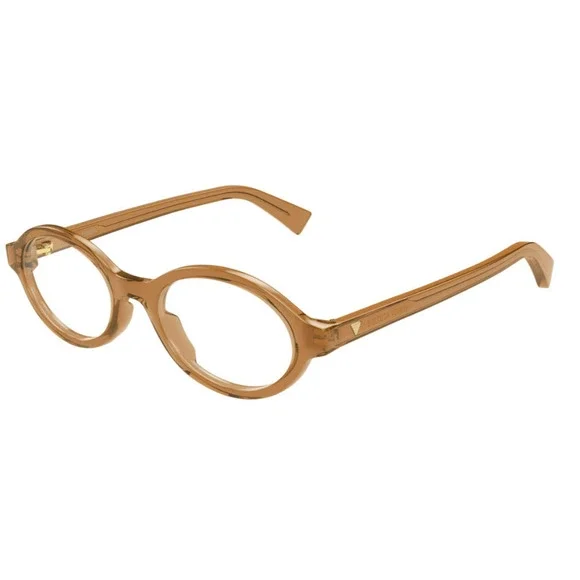 NWT Bottega Veneta BV1367o Orange 50mm Eyeglasses