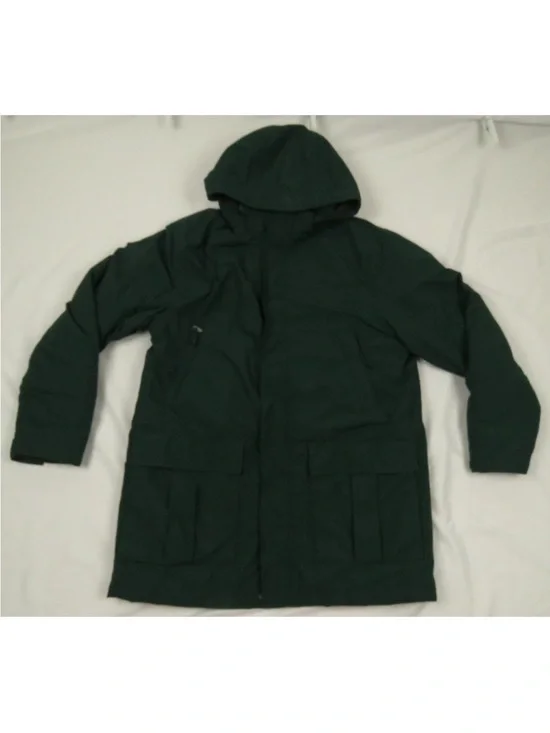 Lands End Squall Waterproof Insulated Hooded Full Zip Parka Coat Jacket M