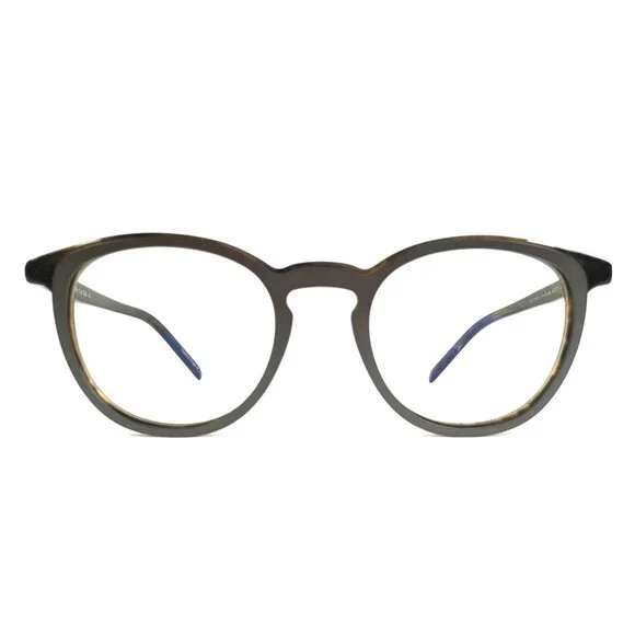 Tom Davies Eyeglasses Frames TD745 Col. 2220 Brown Tortoise Matte Gray 48-20-140
