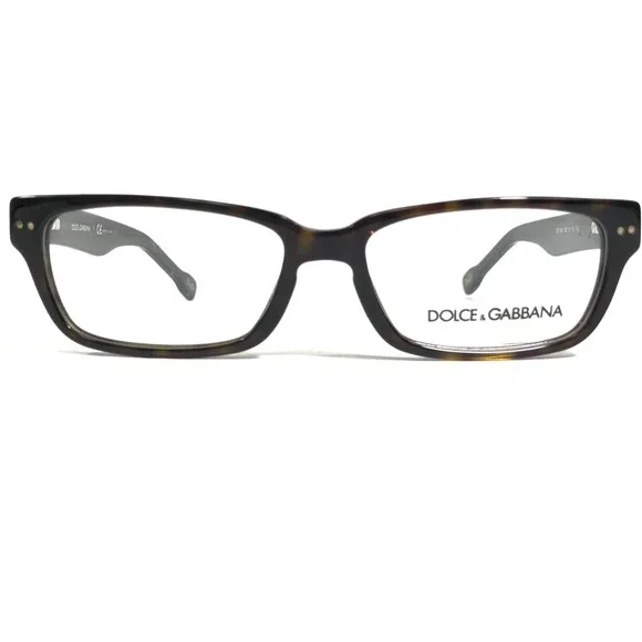 Dolce & Gabbana Eyeglasses Frames DD 1165 502 Brown Tortoise Horn Rim 51-15-140