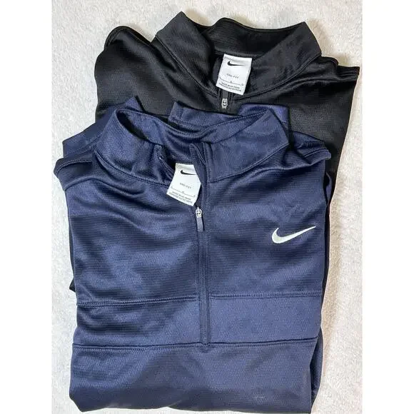Nike Dri-Fit Essential Tech 1/4 Zip‎ Tri Cot Lightweight Jackets Men's Sz L Two