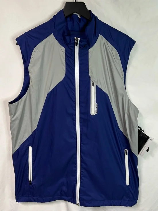 Vintage Y2K Oakley Don’t Get Wind Vest Mens Large Blue NWT Gorpcore