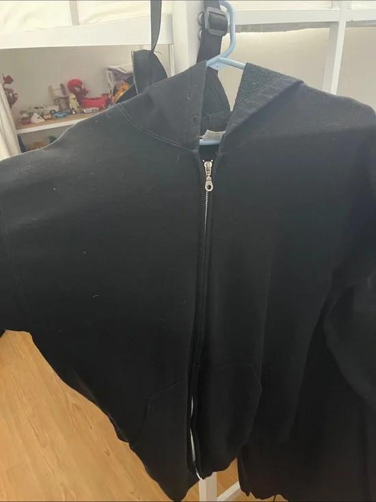 Gildan Black Heavy Blend Hooded Zip Sweatshirt
