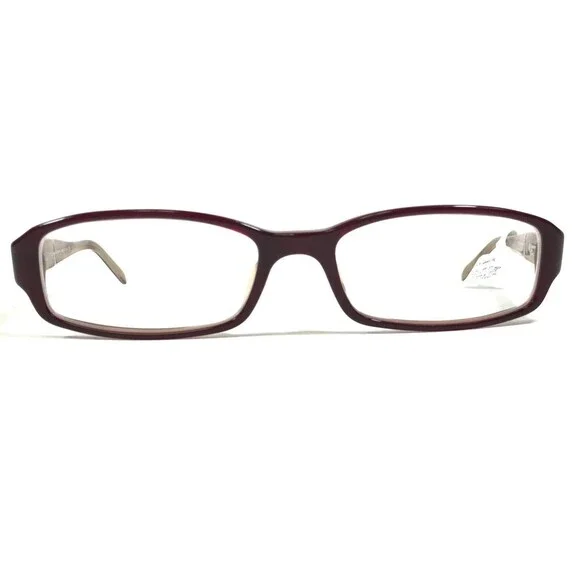 Donna Karan DK 1549 3282 Eyeglasses Frames Brown Red Rectangular 52-17-140