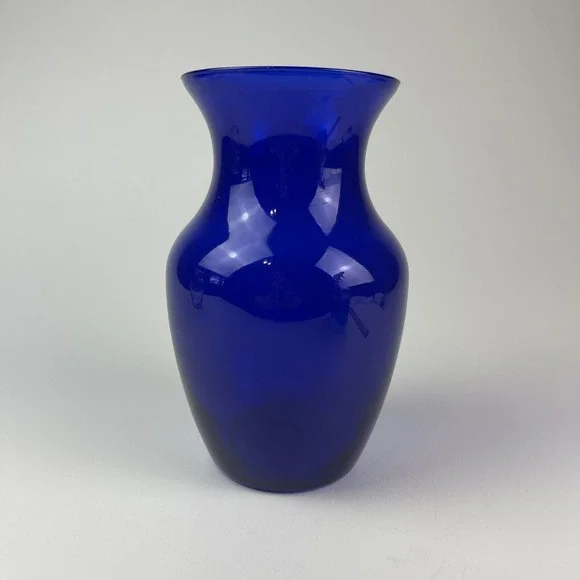 Blue Glass Vase 8