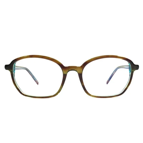 Tom Davies Eyeglasses Frames TD749 Col. 1596 Brown Tortoise on Blue 51-18-140