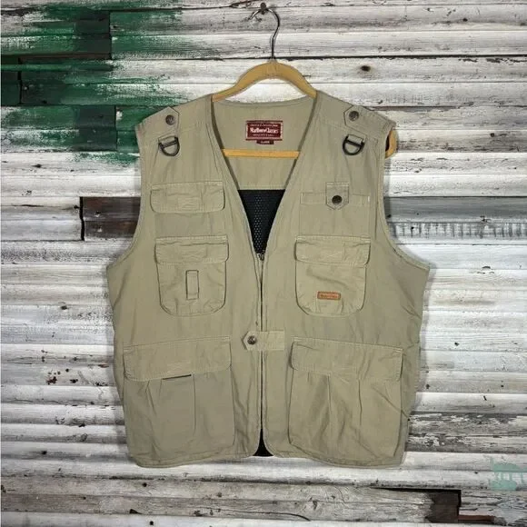 Vintage Marlboro Classics Plaid Lined Fishing Vest