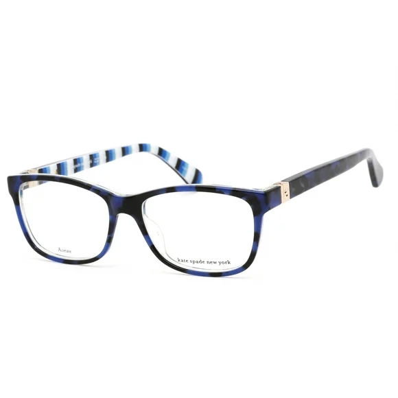 NWT Kate Spade Calley-0PJP 00 Blue Rectangle 50mm Eyeglasses