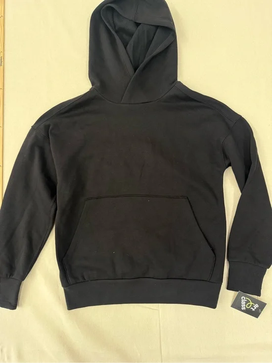art class‎ Black Hoodie with White Interior Print
